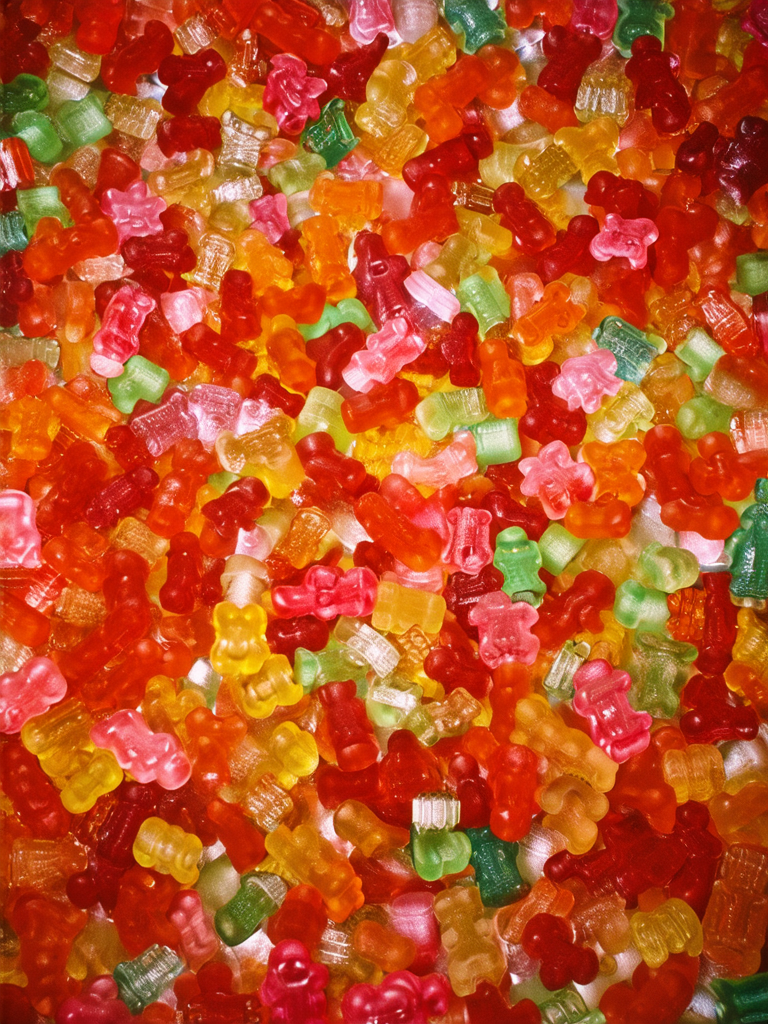 Gummy bears in a