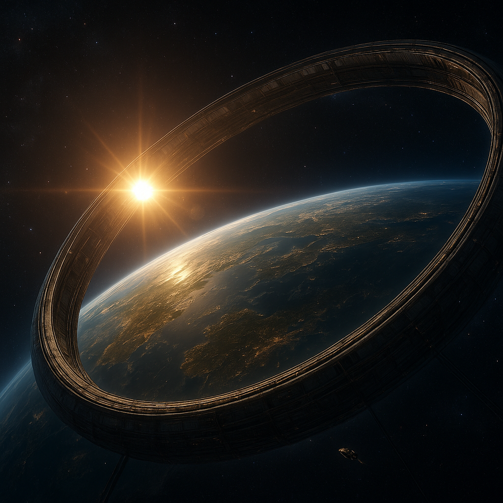 a ringworld around a star