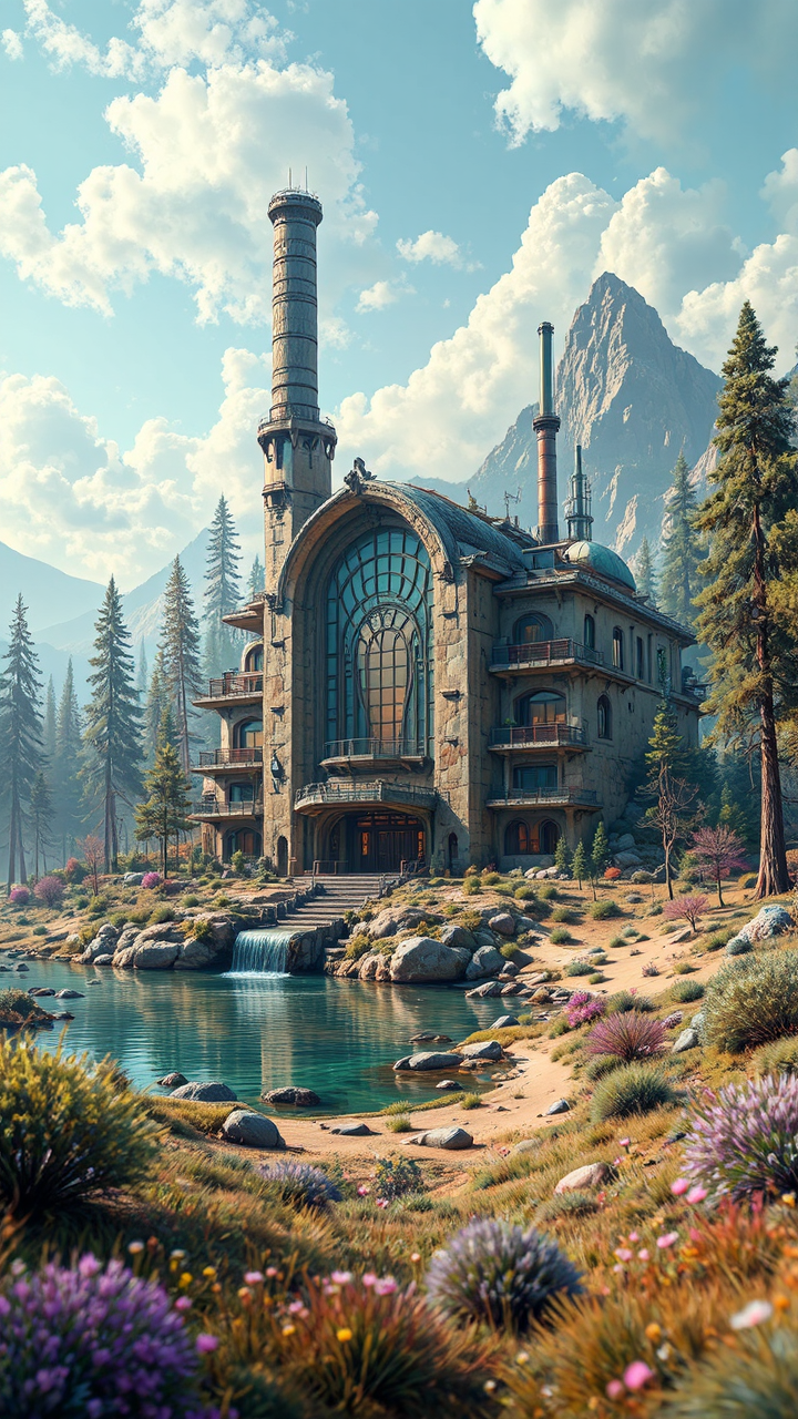 Beautiful, unfinished industrial architecture