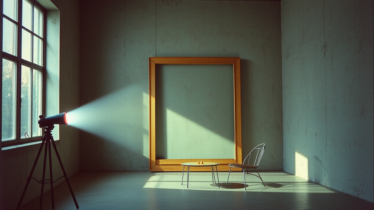Vivid room photo in