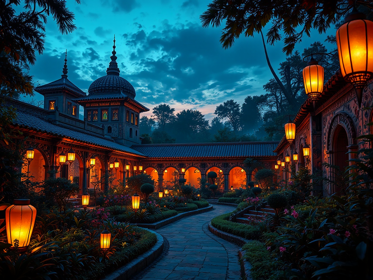 A beautiful garden in