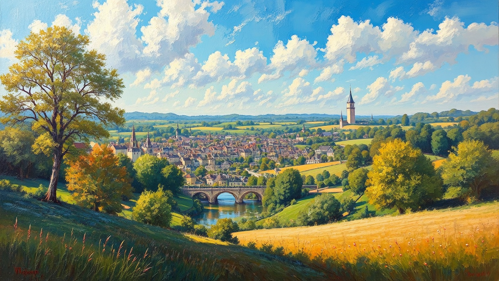 Nantes cityscape in French