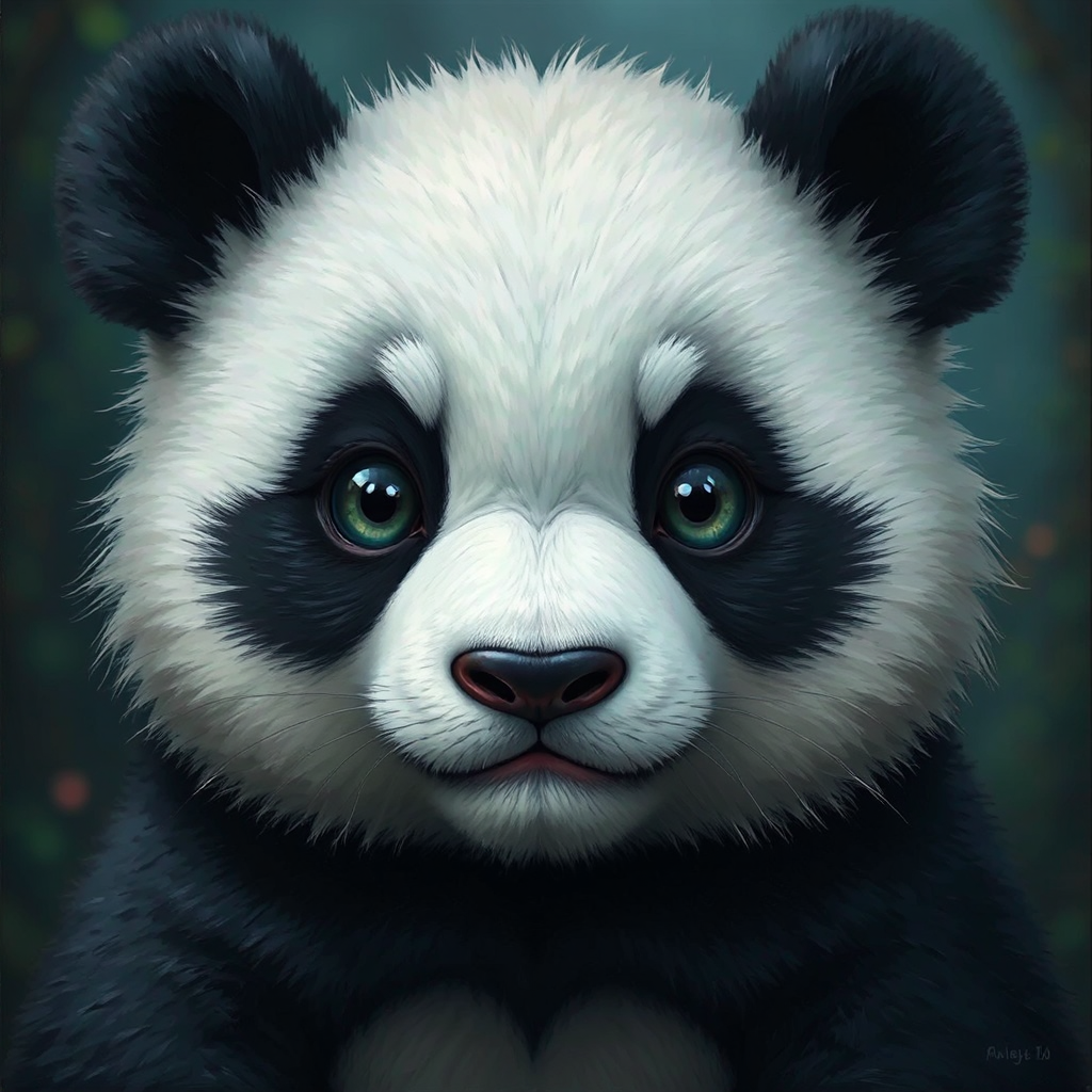 A panda in a