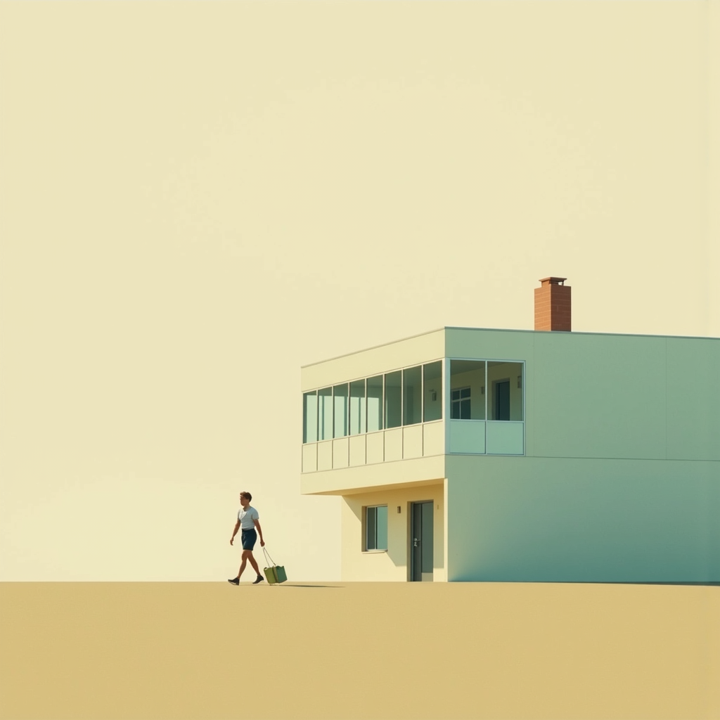 Simple summer house with