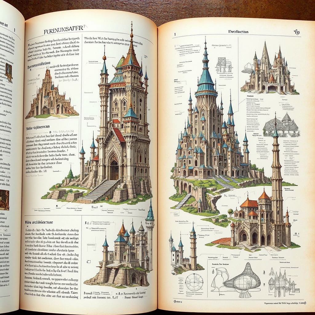 Fantasy architecture encyclopedic page