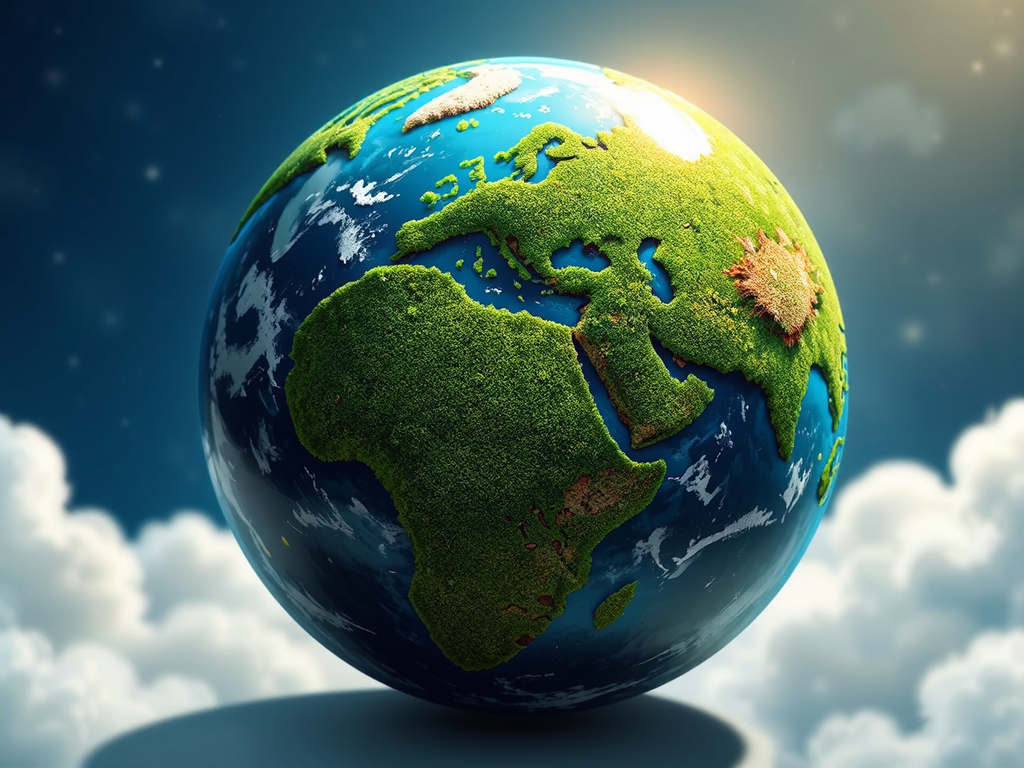 A blue planet in