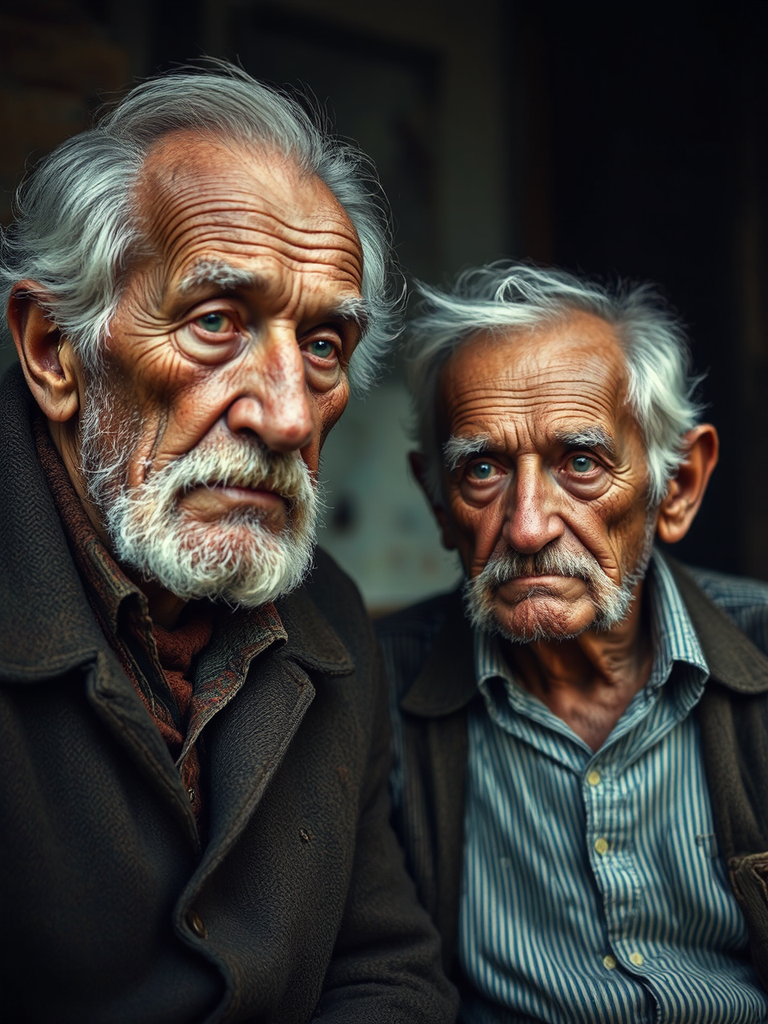 Two old men in