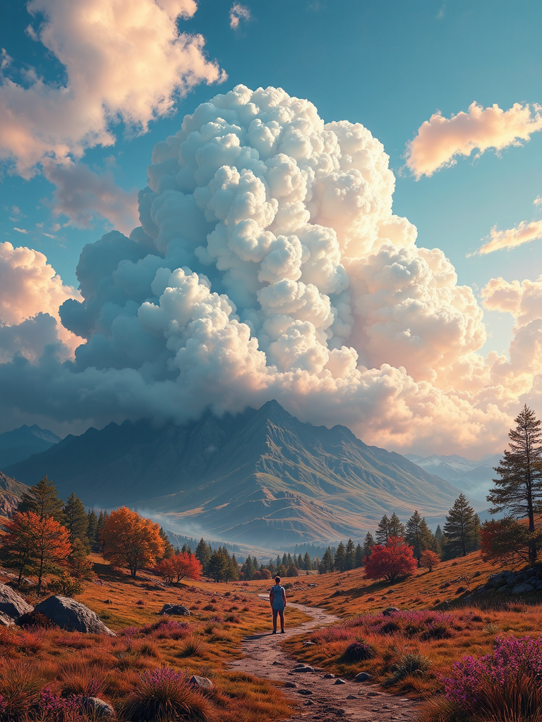 Giant cloud in a