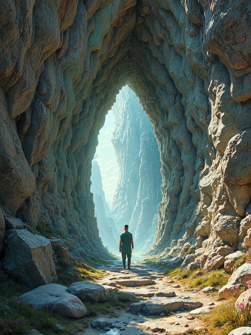 A surreal and detailed