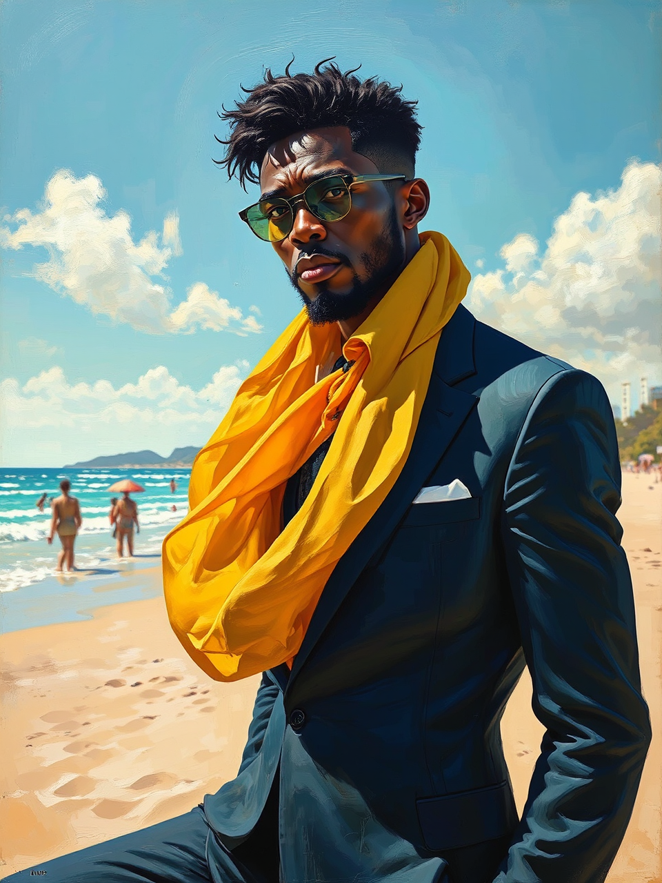 African-Korean man in a