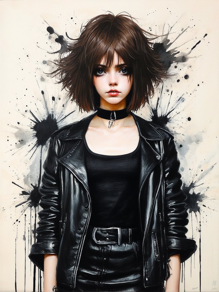 A young girl with