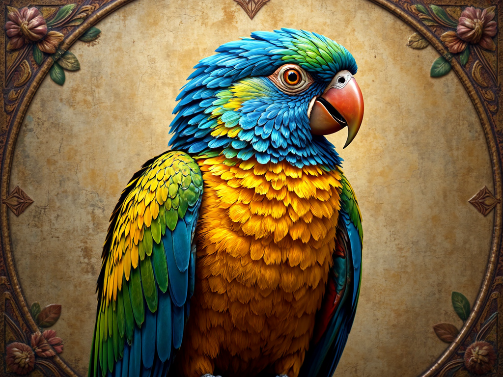 A majestic portrait of