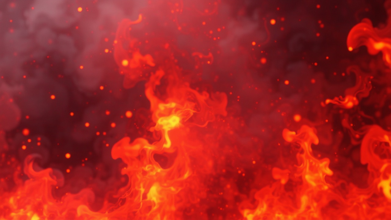 Realistic fire texture with