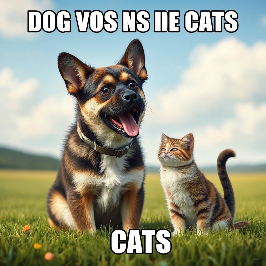 Dogs versus cats comparison