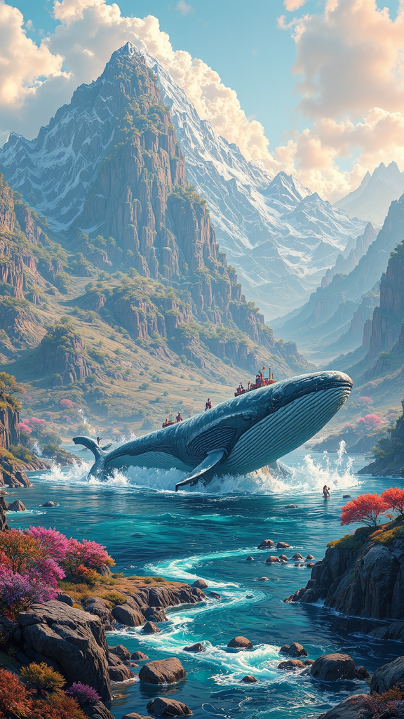 Mighty whale in a