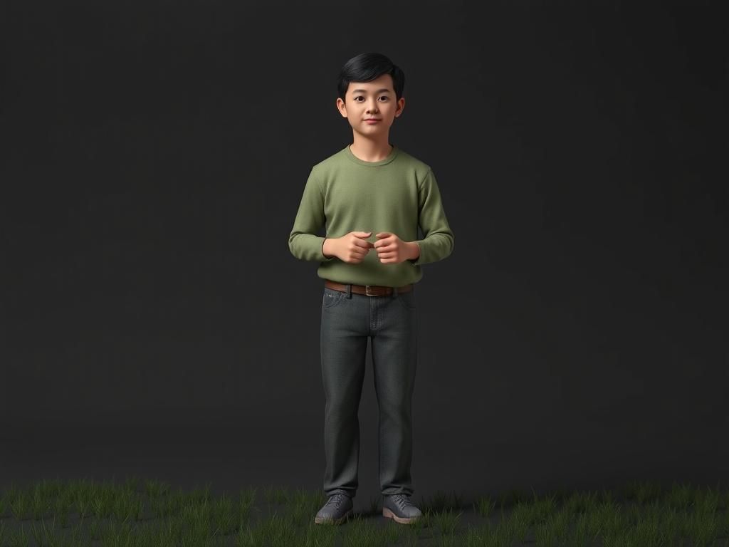 Man standing with everyday