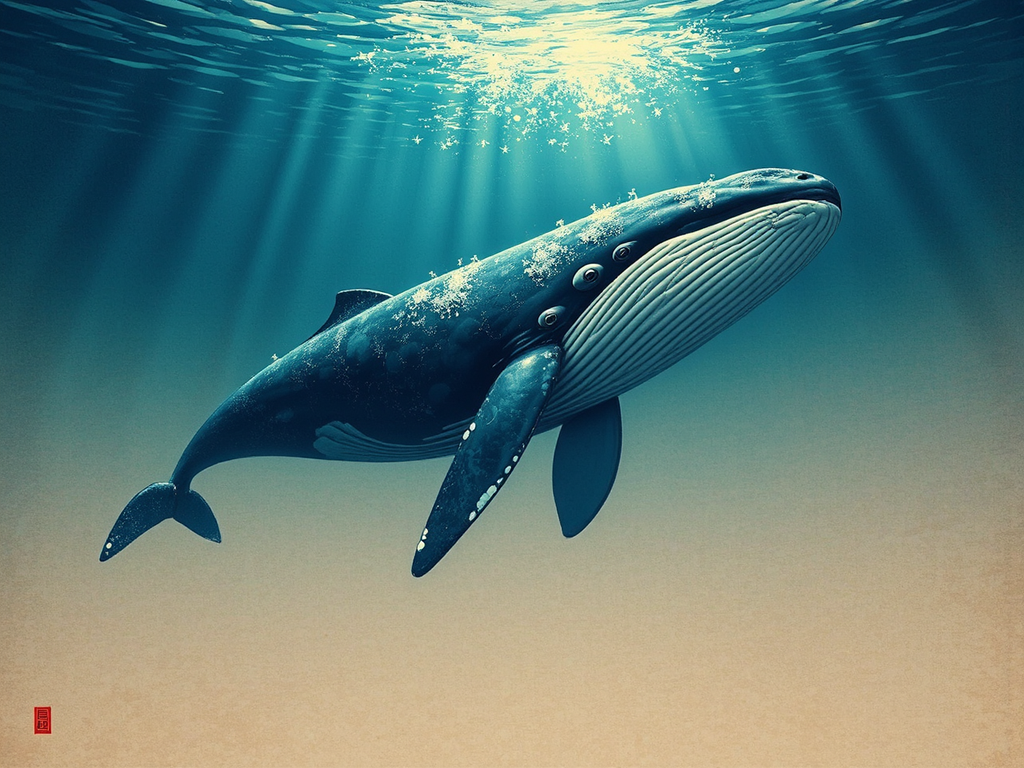 Portrait of a whale