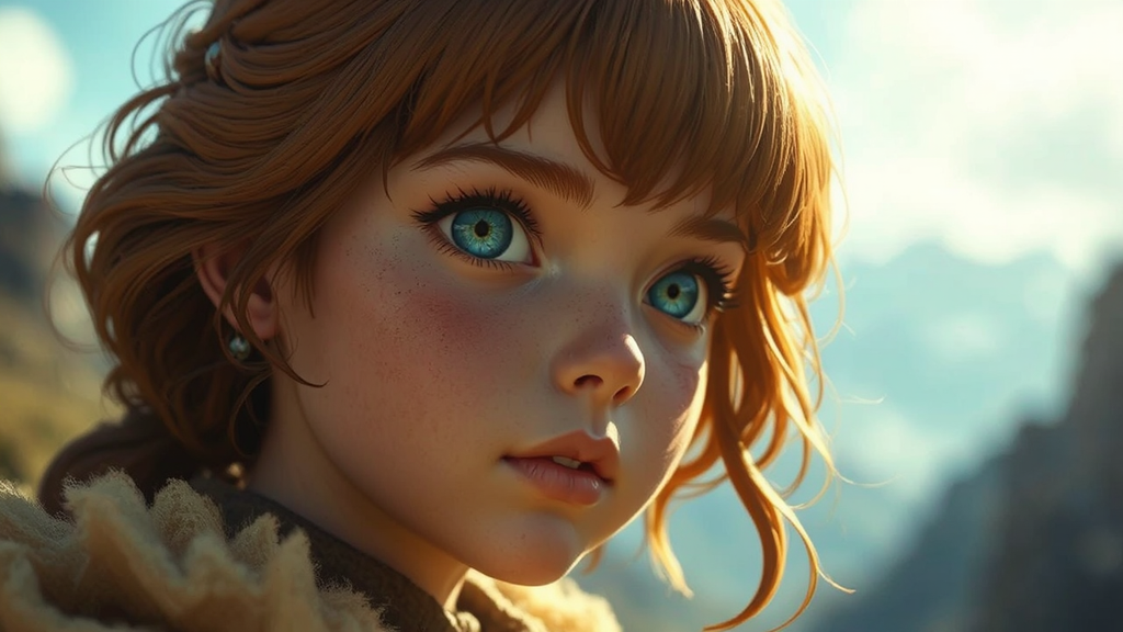 Girl with glider in