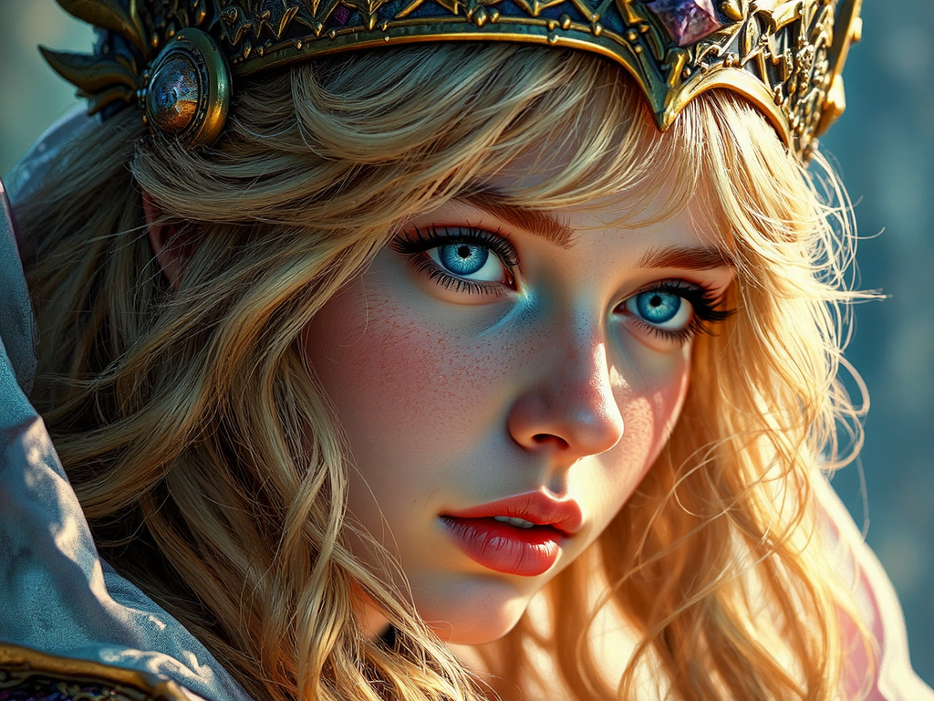 Woman in warrior priestess