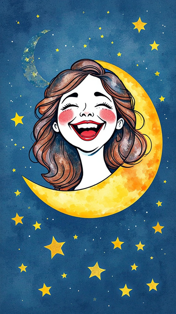 Woman in a whimsical
