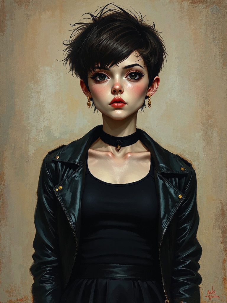 A young girl with