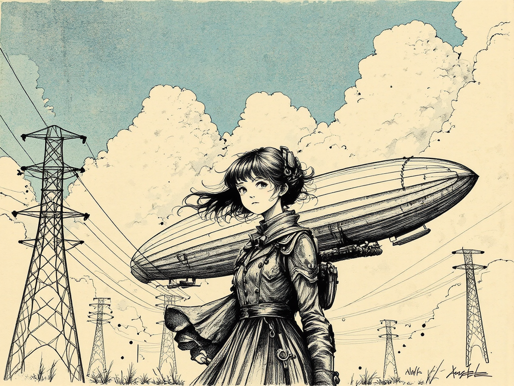 Young girl in early