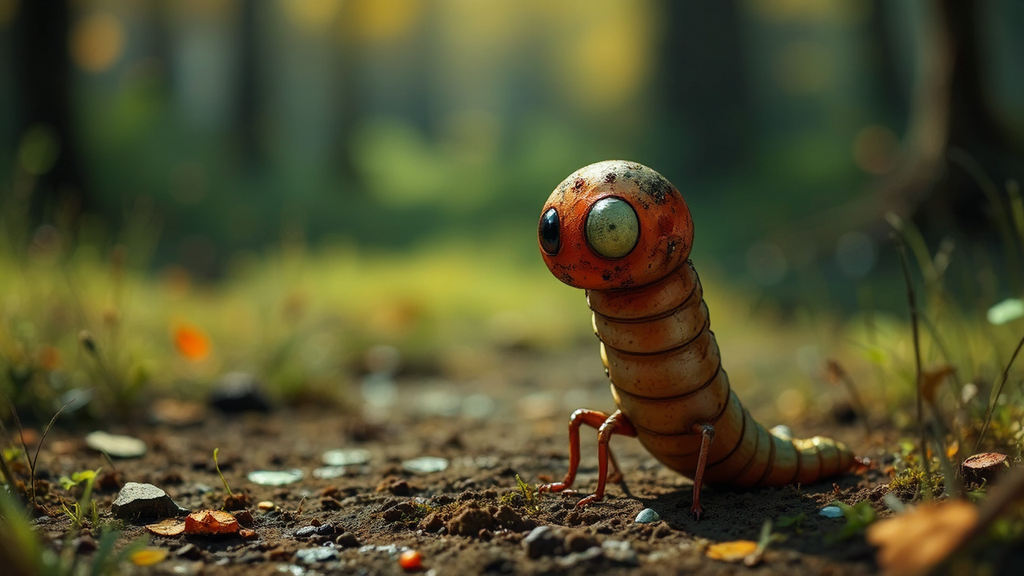 A maggot is missing.
