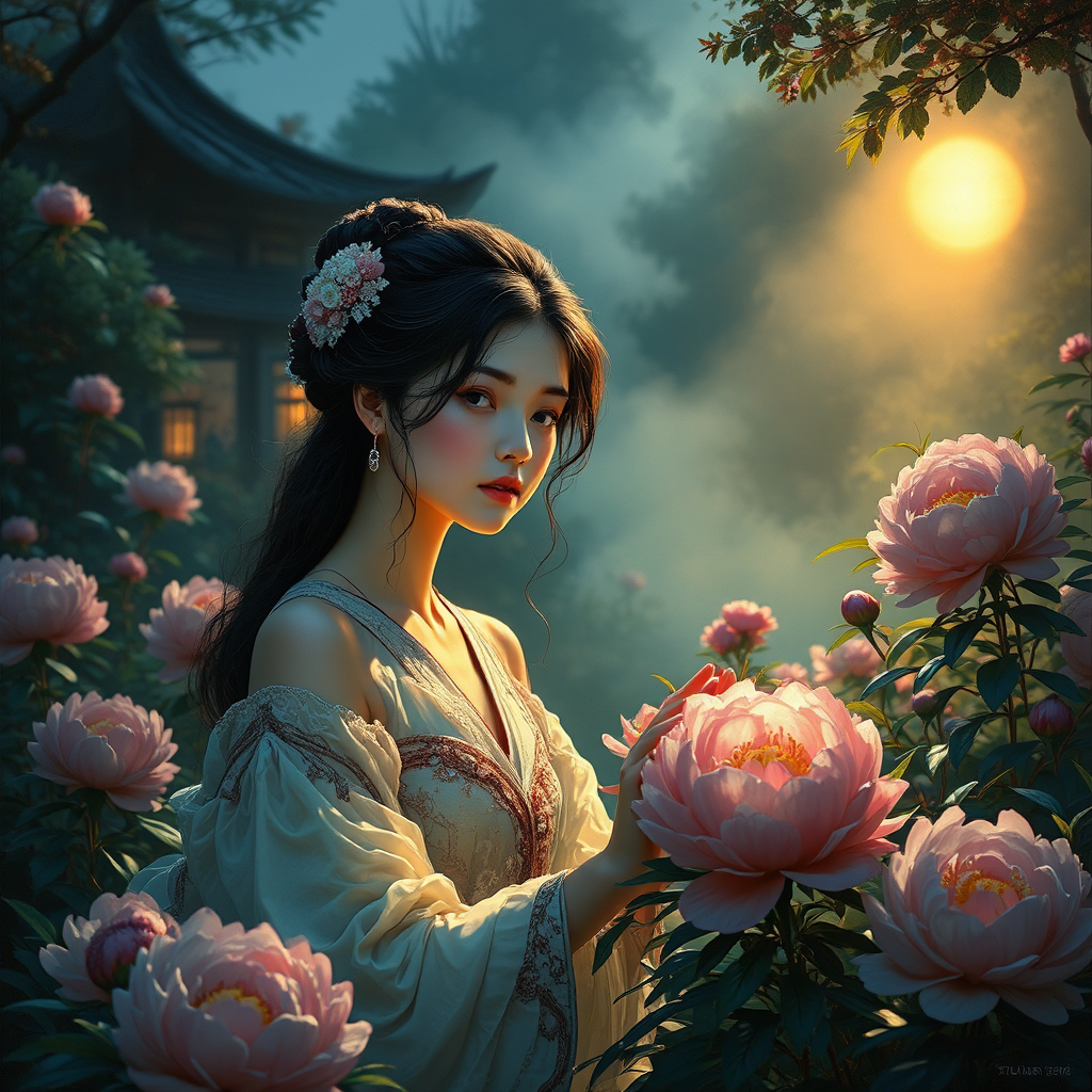 Woman in a fantasy