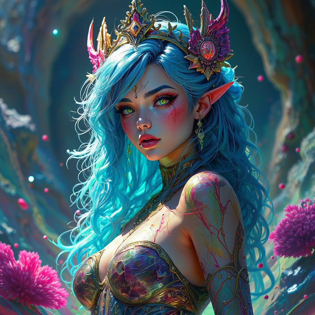 Digital artwork of a