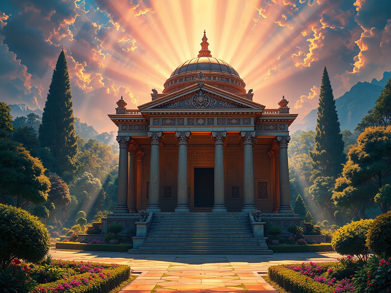 Ancient temple in a