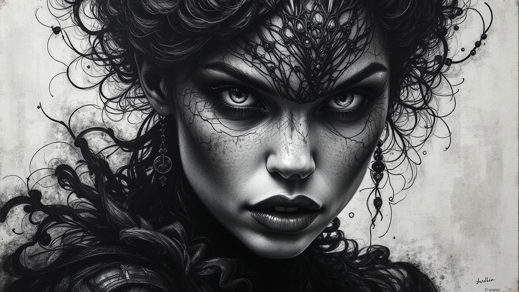 Portrait of an intense