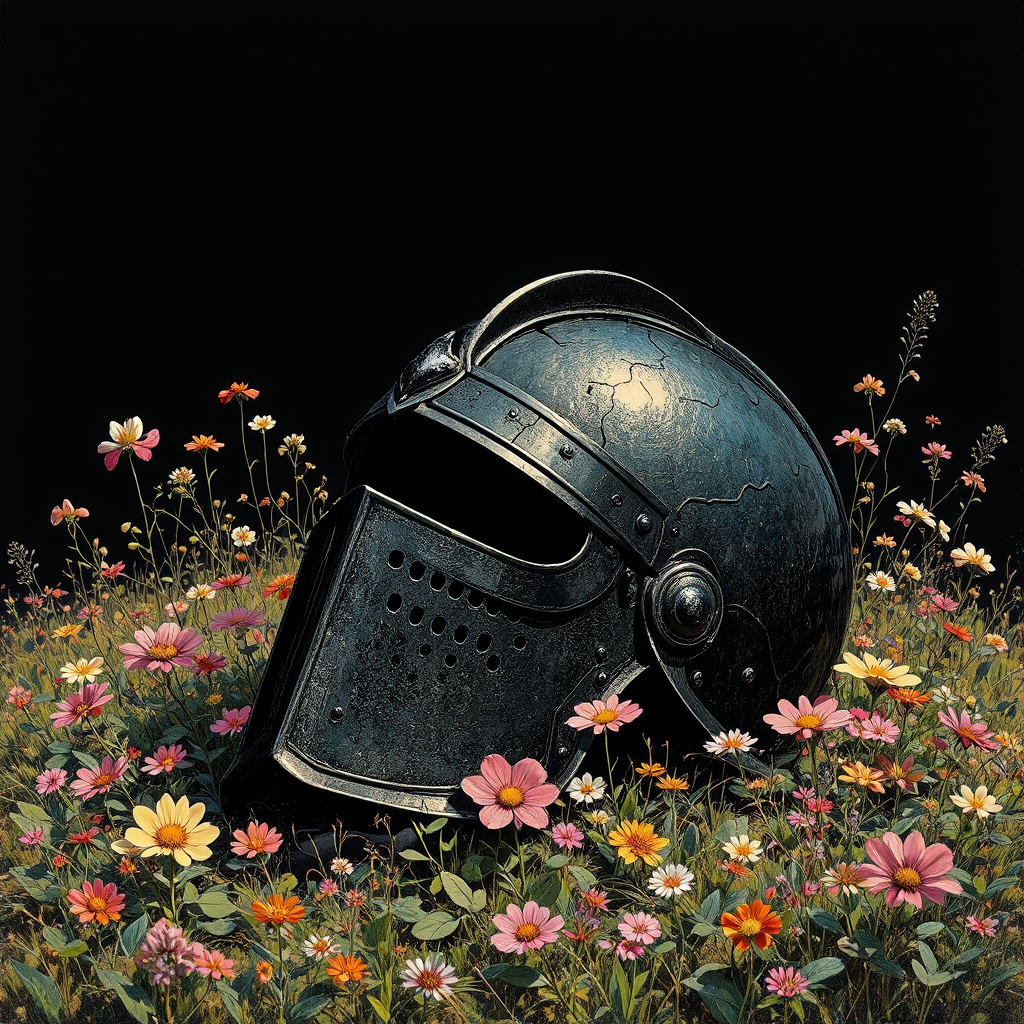 Black armor in wild