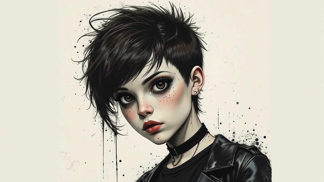 A young girl with