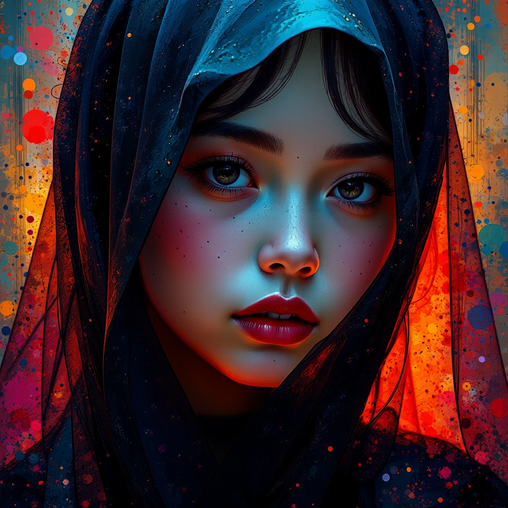Hyperdetailed portrait of a