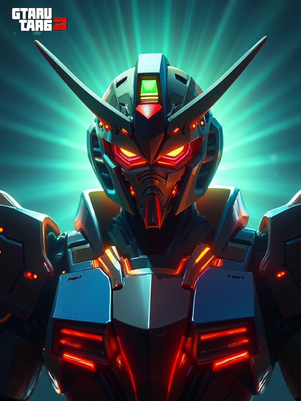 Gundam robot in ninja