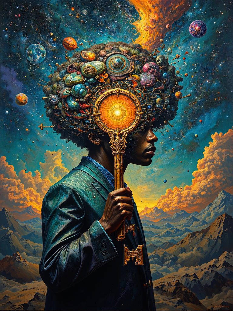A surrealist depiction of