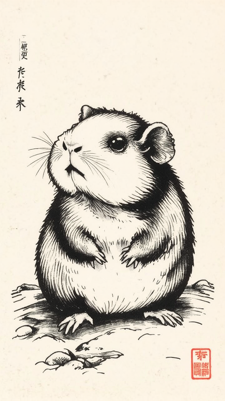 A guinea pig in