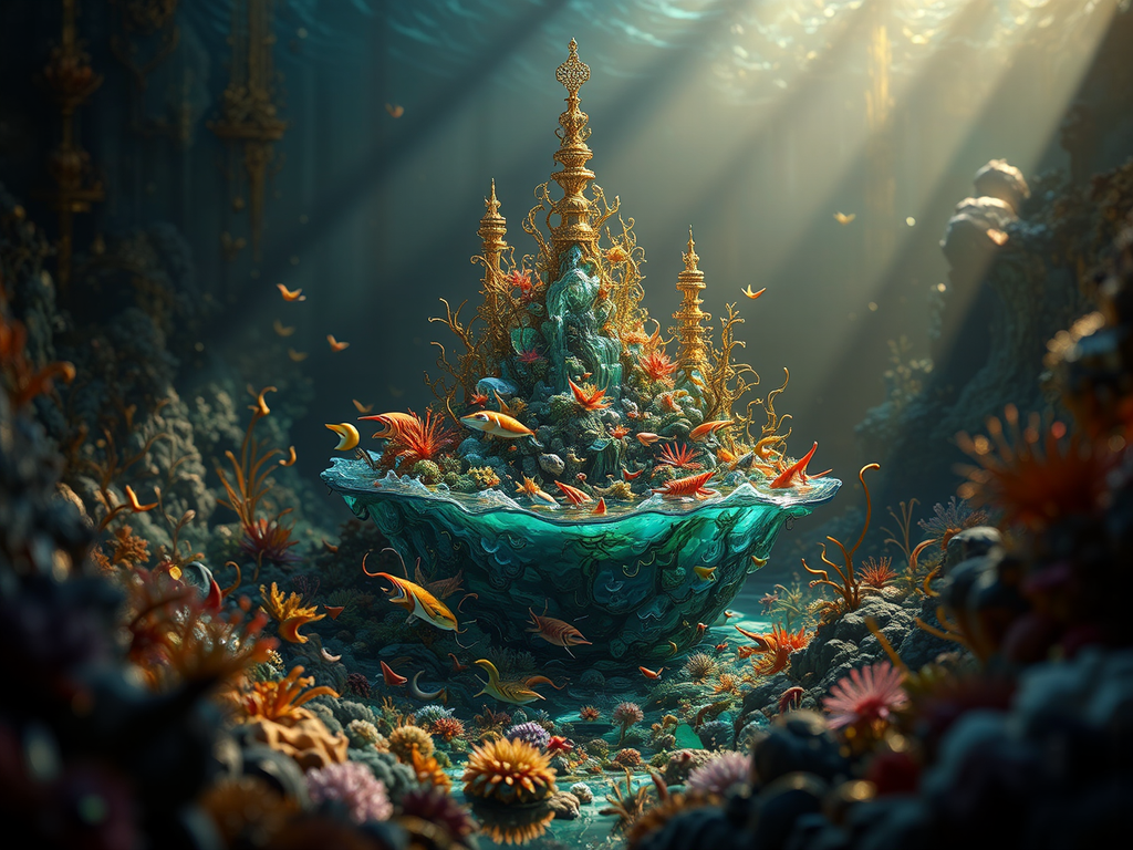 A highly detailed digital