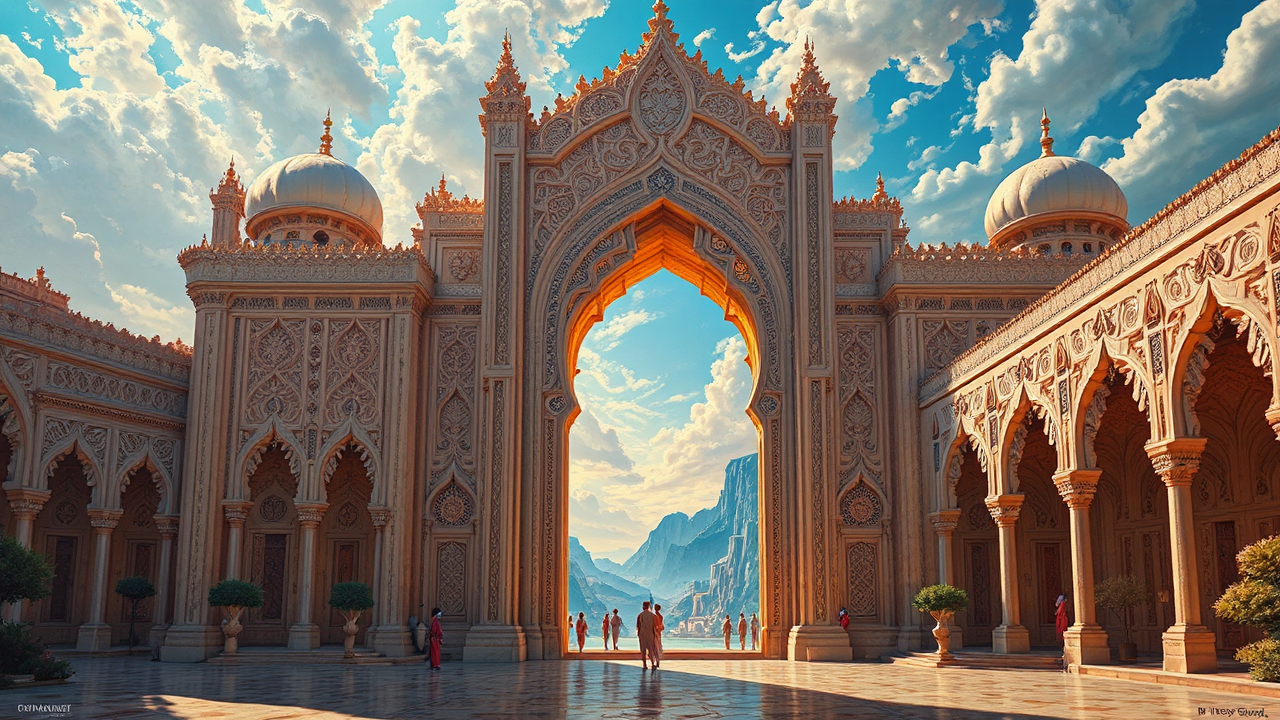 Arab Art Nouveau style