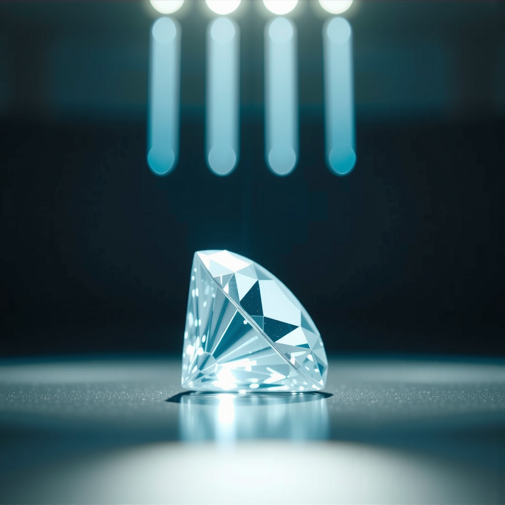 A large diamond is
