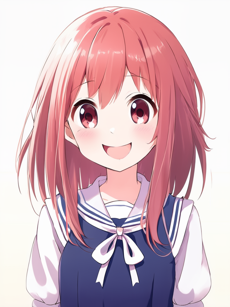 Anime girl with a