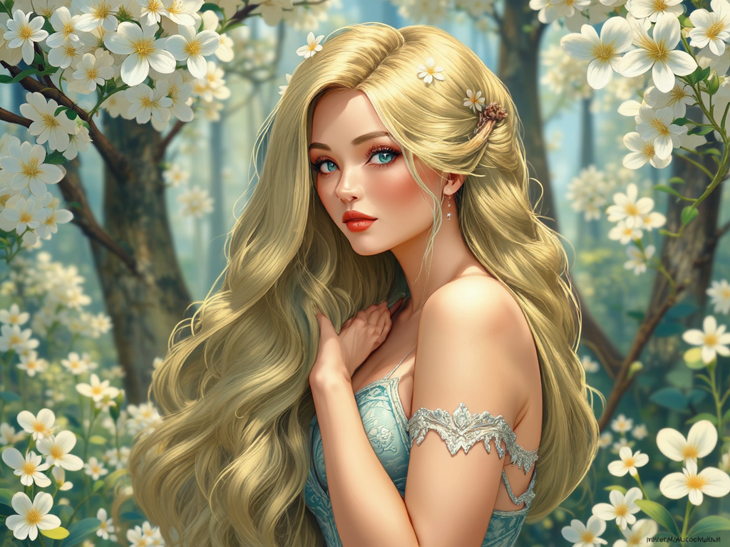 Victorian style woman in