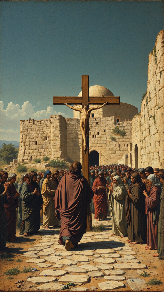 Christ carrying the cross