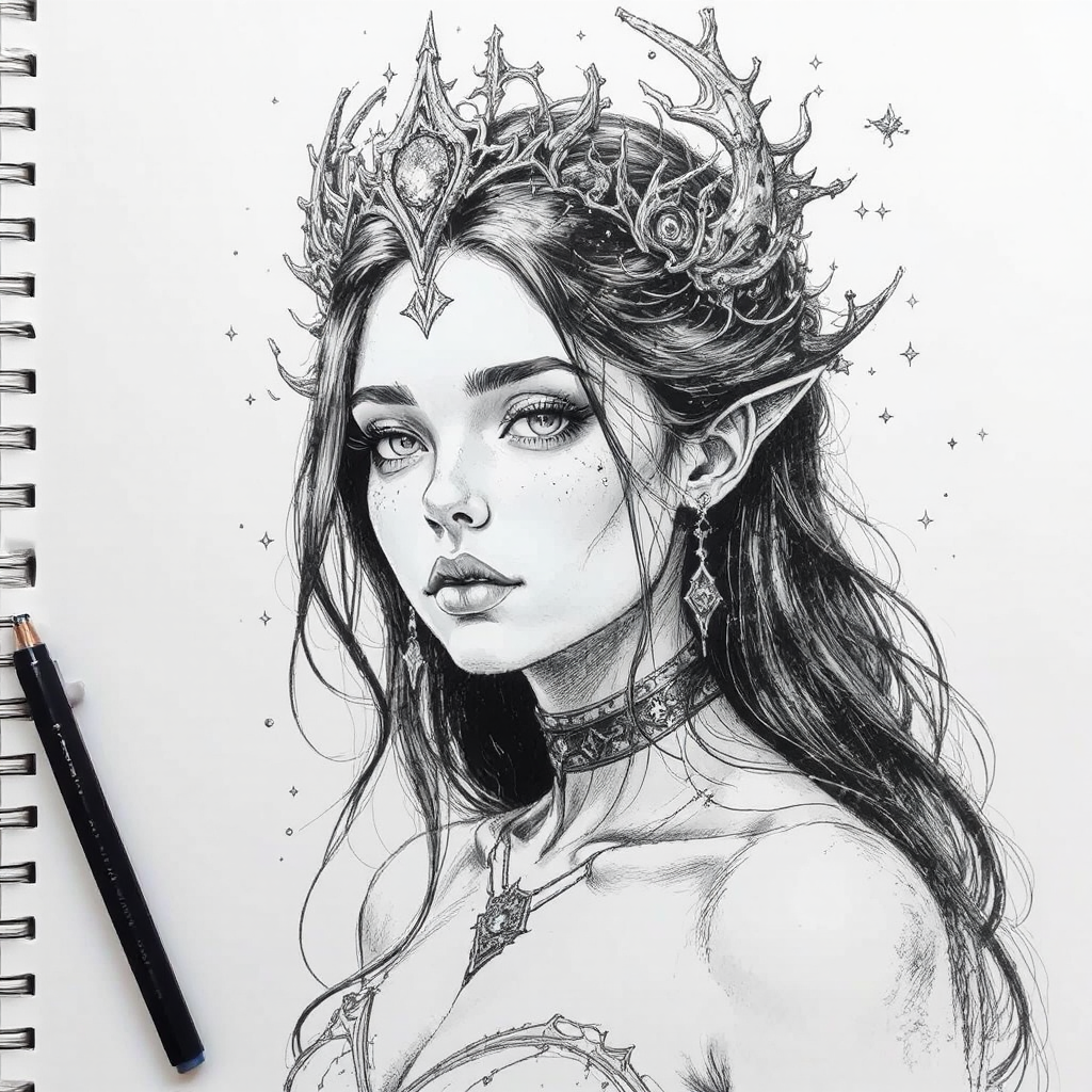 A detailed portrait of