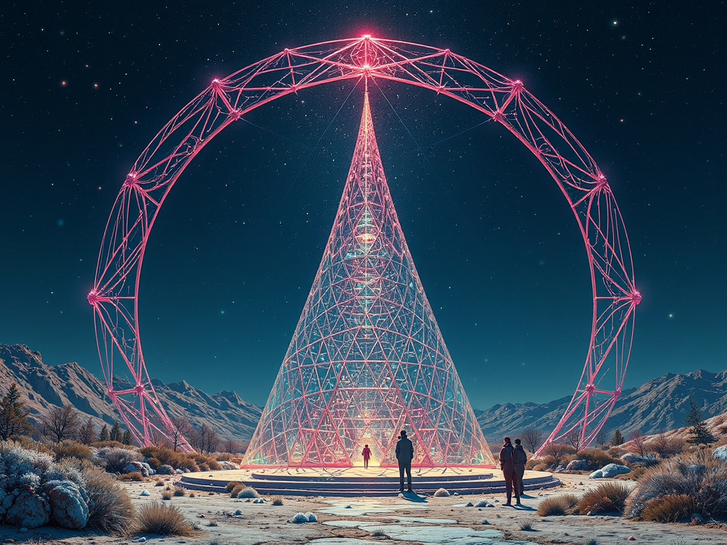 Geodesic domes and sculptural