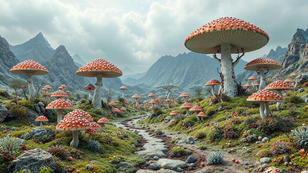 Landscape made out of