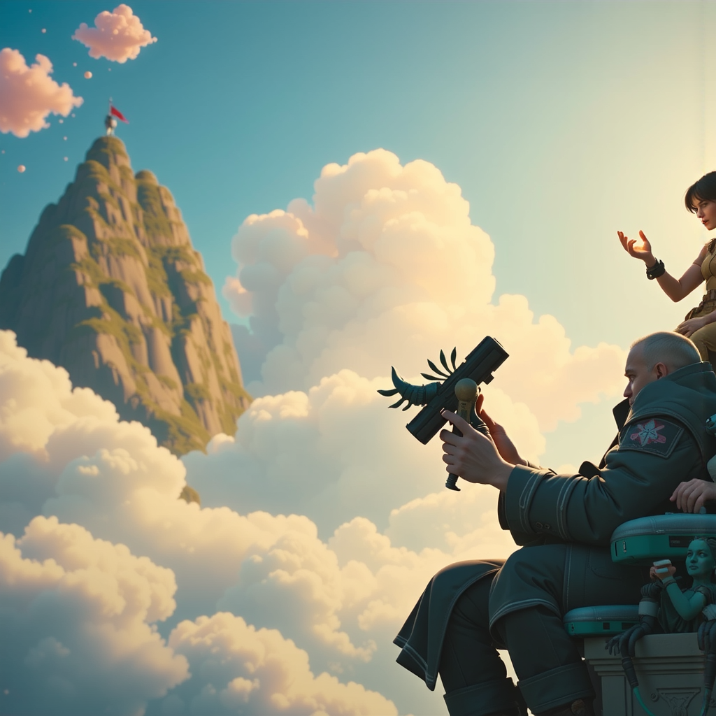Epic flying mount in