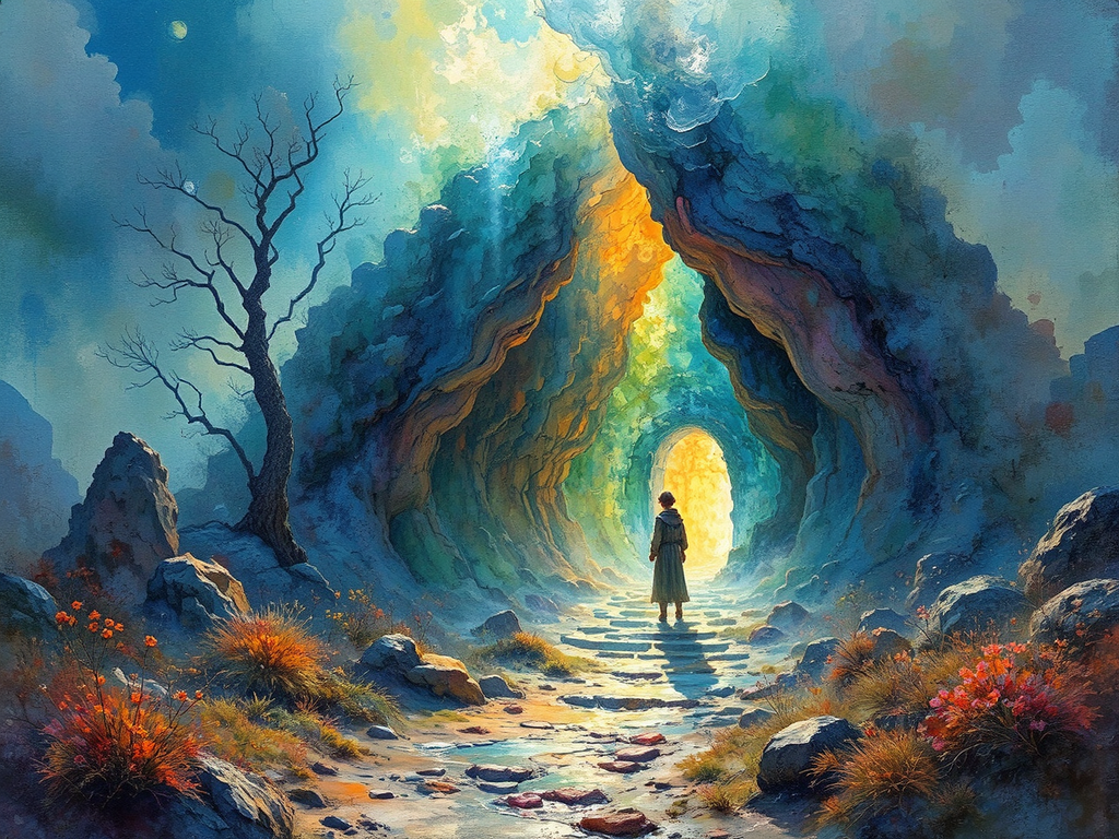 Epic, colourful digital artwork