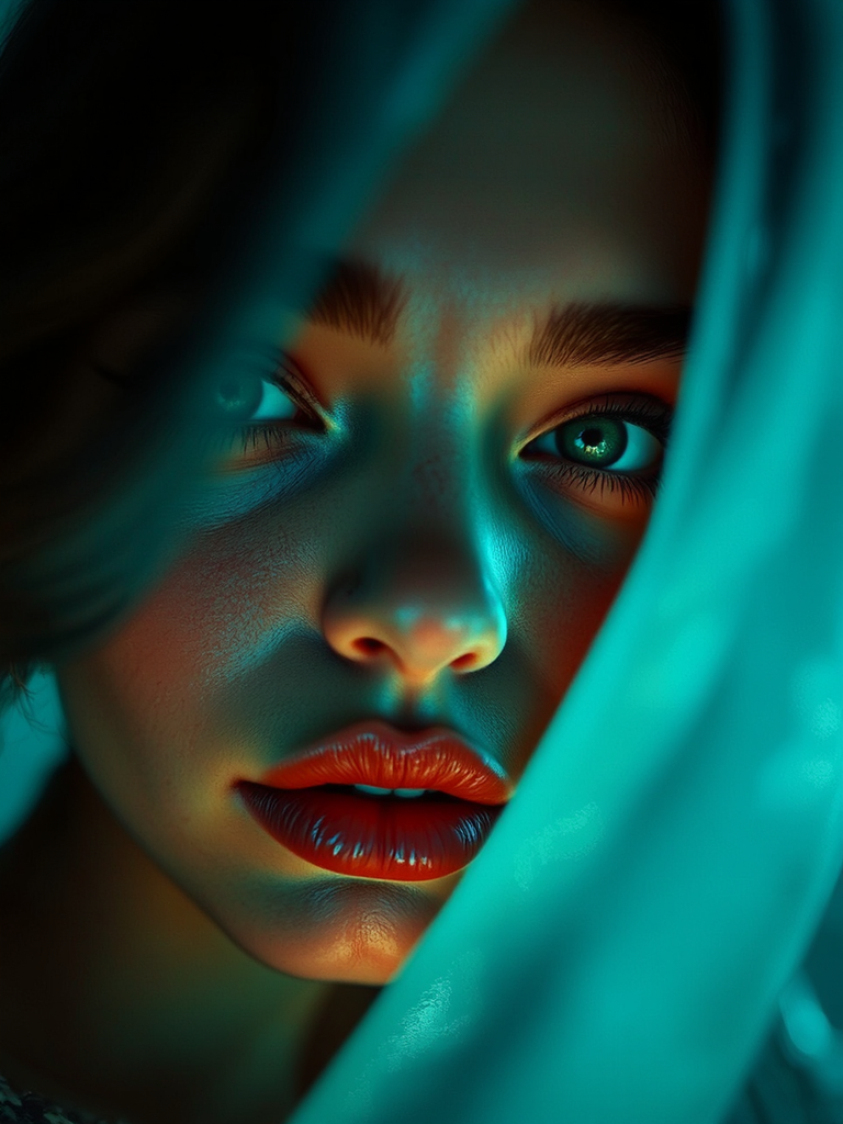 Close-up portrait of a
