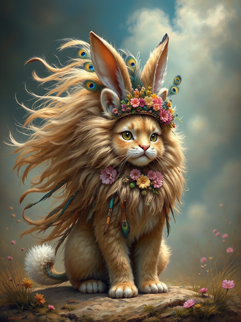 Mixed creature with long